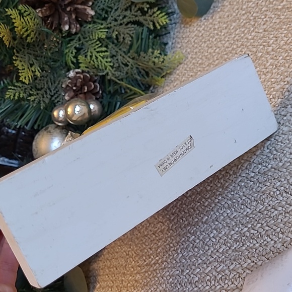 Santa Christmas Countdown Painted Wood - Picture 5 of 5